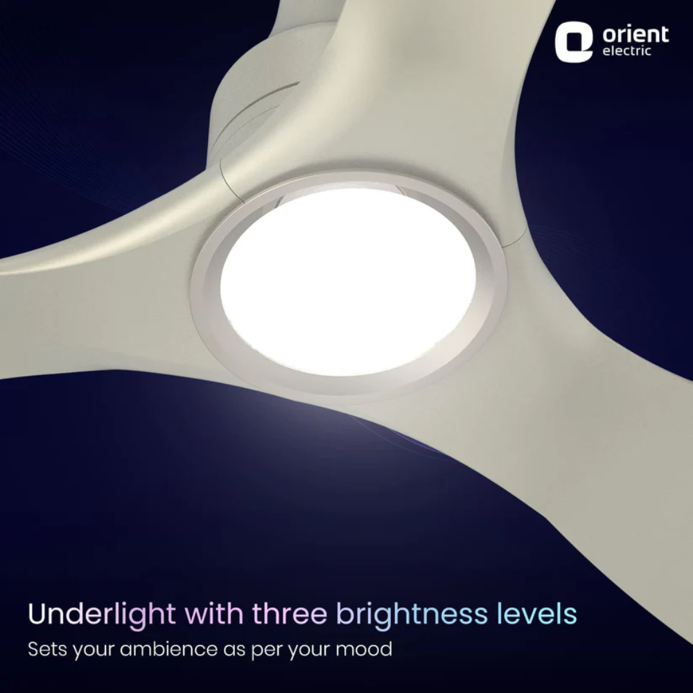 AEROSENSE SMART BLDC CEILING FAN UNDERLIGHT DUNE GOLD